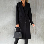Herlen | Manteau long femme hiver – Chaud, classique & élégant