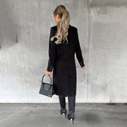 Herlen | Manteau long femme hiver – Chaud, classique & élégant