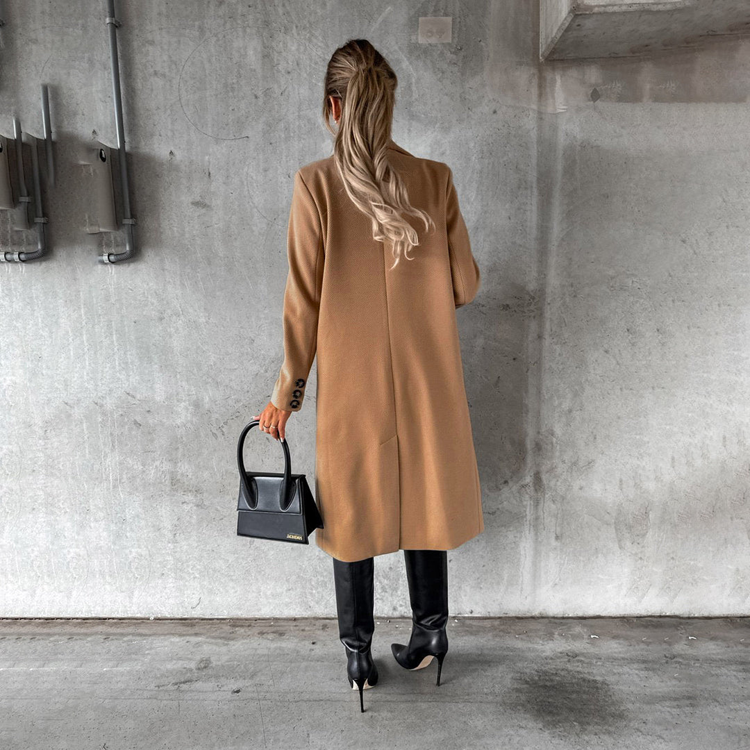 Herlen | Manteau long femme hiver – Chaud, classique & élégant
