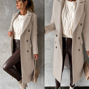 Herlen | Manteau long femme hiver – Chaud, classique & élégant