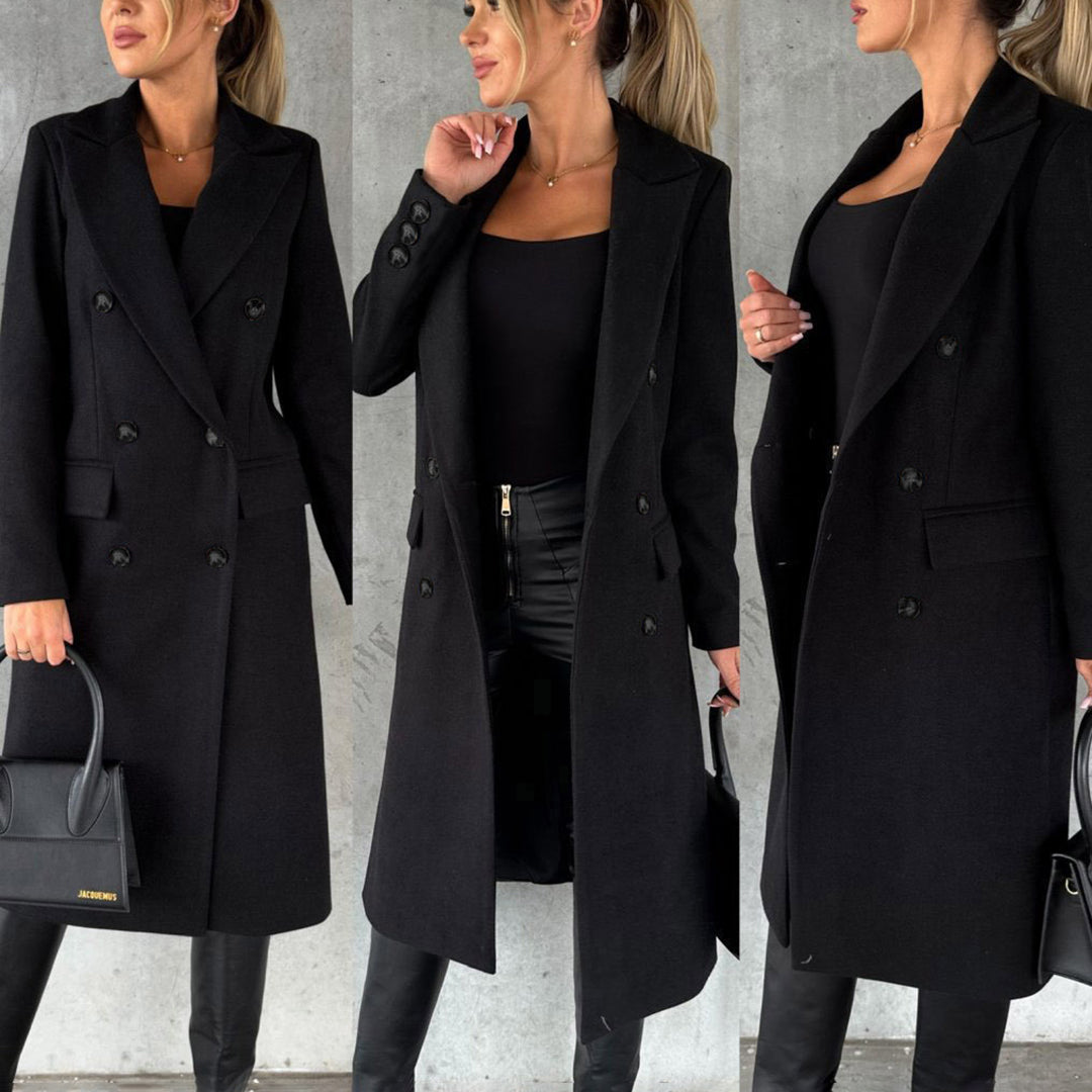 Herlen | Manteau long femme hiver – Chaud, classique & élégant