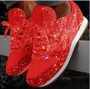Baskets Bella femme – sneakers à paillettes stylées & confortables