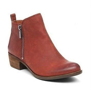 Bottines femme Marit – cuir vegan à talon bloc 5 cm & zip latéral
