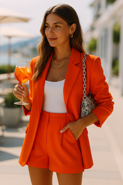 Ensemble Anny femme – blazer d’été & short taille haute élégant