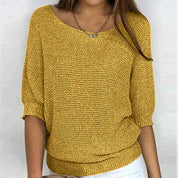 Eline | Pull Femme Confortable – Maille Douce, Coupe Décontractée & Style Chic