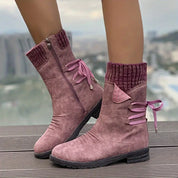 Bottes hiver femme SELINA – chaussures imperméables doublées polaire & semelle antidérapante