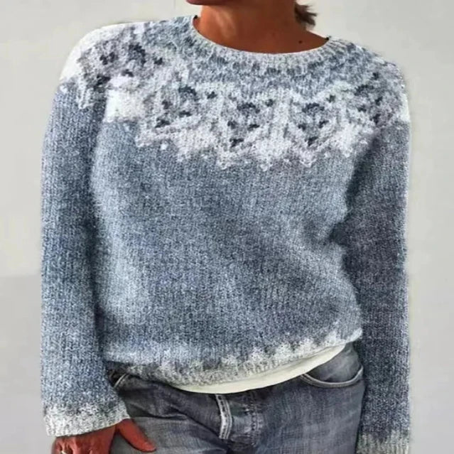 Pull femme rétro Silvia – Chaleur et charme vintage pour l’automne