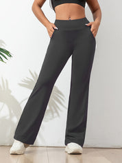 Pantalon de yoga femme Lara – Confortable et extensible coupe évasée