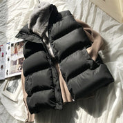 Gilet sans manches femme Bo – chaud, imperméable & col montant