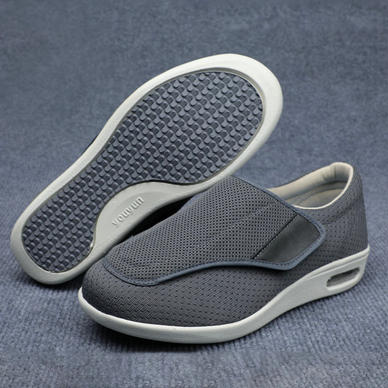 Chaussures Femme Diabétiques Confort – Orthopédiques Larges avec Semelle Mémoire & Scratch