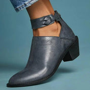 Bottines femme à talon – cuir confortable & design intemporel