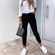 Pantalon Femme Stretch Slim Fit – Confort Absolu, Élégance & Style Polyvalent
