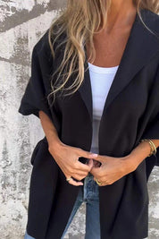 Cape veste oversize femme – Coupe ample légère & style cape tendance
