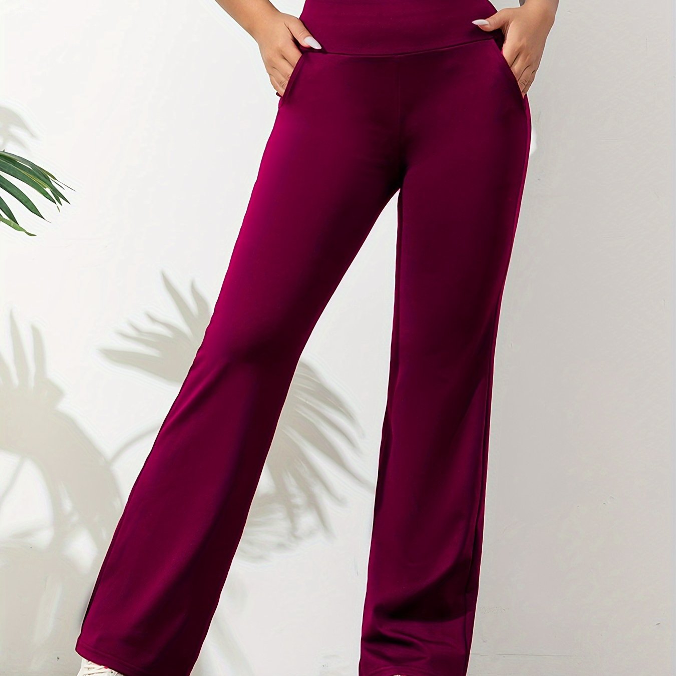 Pantalon de yoga femme Lara – Confortable et extensible coupe évasée