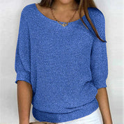 Eline | Pull Femme Confortable – Maille Douce, Coupe Décontractée & Style Chic