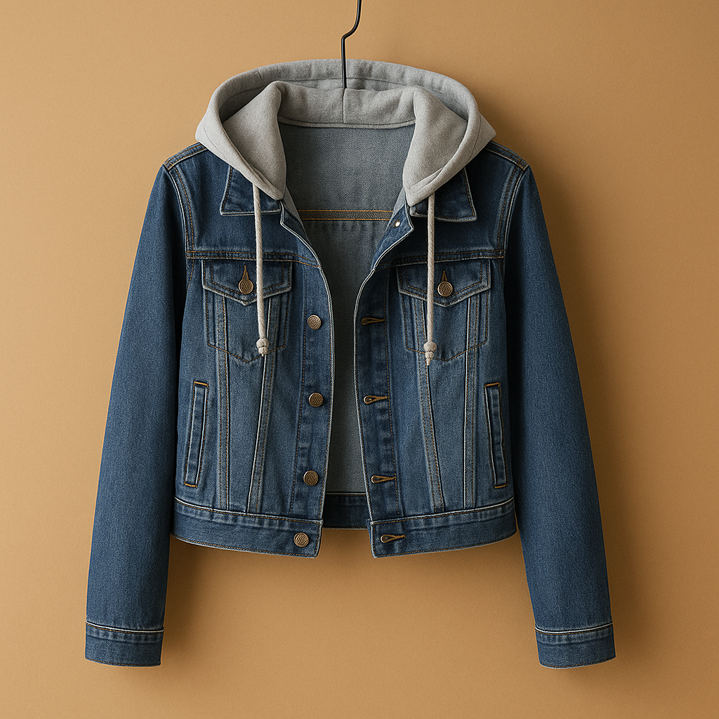Veste en jean femme Yara à capuche – légère et tendance été