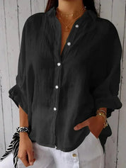 Sophie | Blouse Femme Lin & Coton – Élégance Intemporelle & Confort Quotidien