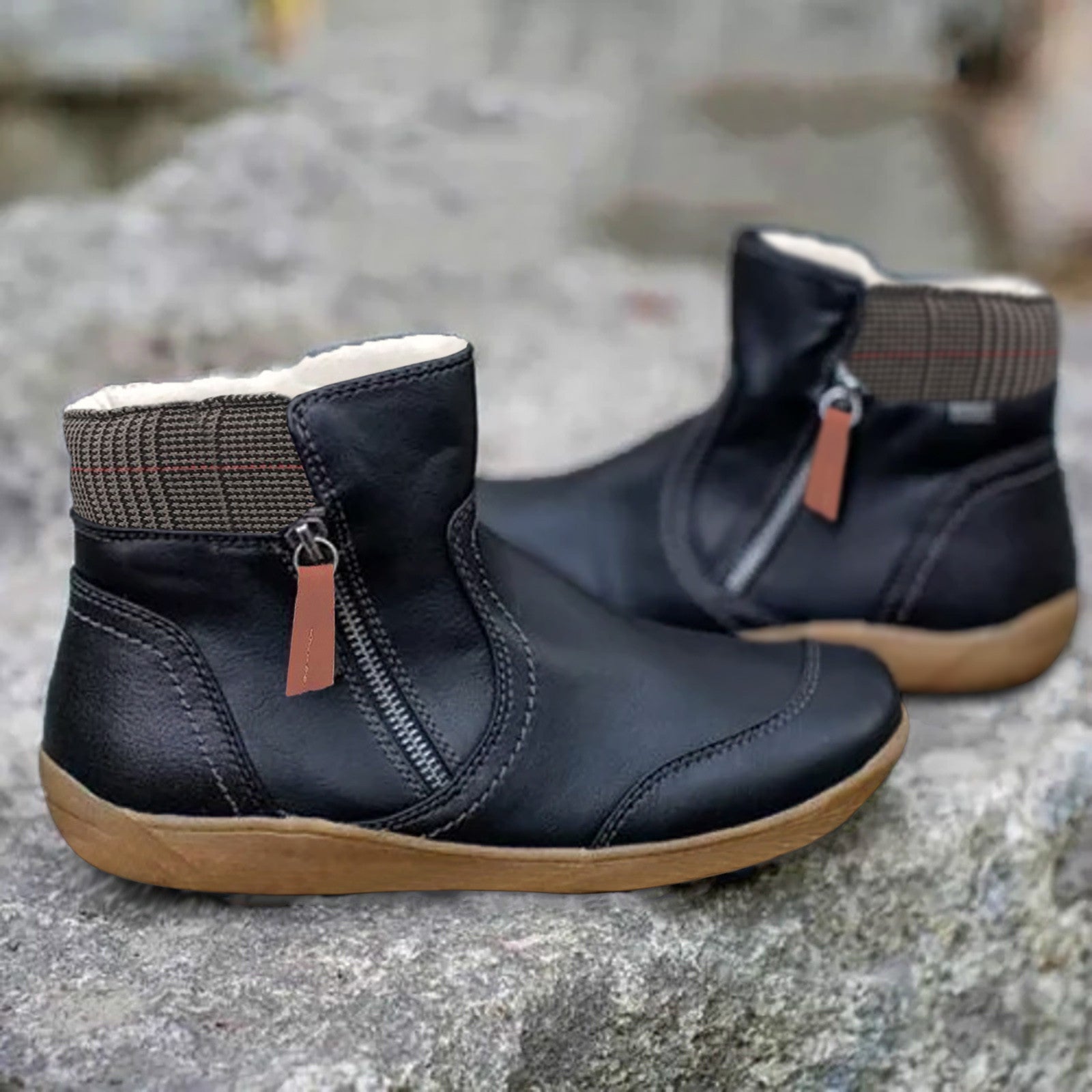 Bottes orthopédiques femme imperméables – confort & marche sans douleur