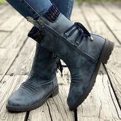 Bottes hiver femme SELINA – chaussures imperméables doublées polaire & semelle antidérapante