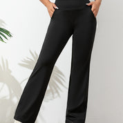 Pantalon de yoga femme Lara – Confortable et extensible coupe évasée