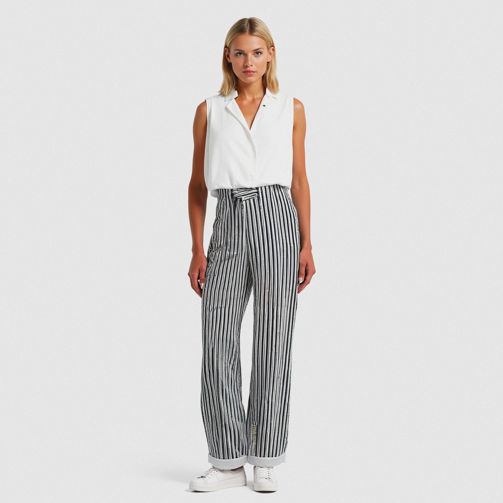 Pantalon lin femme – Léger & élégant pour l’été | Camille