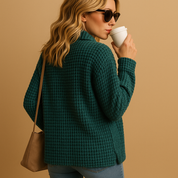 Yara | Pull Femme Cintré en Maille – Élégant, Confortable & Silhouette Flatteuse