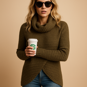 Yara | Pull Femme Cintré en Maille – Élégant, Confortable & Silhouette Flatteuse