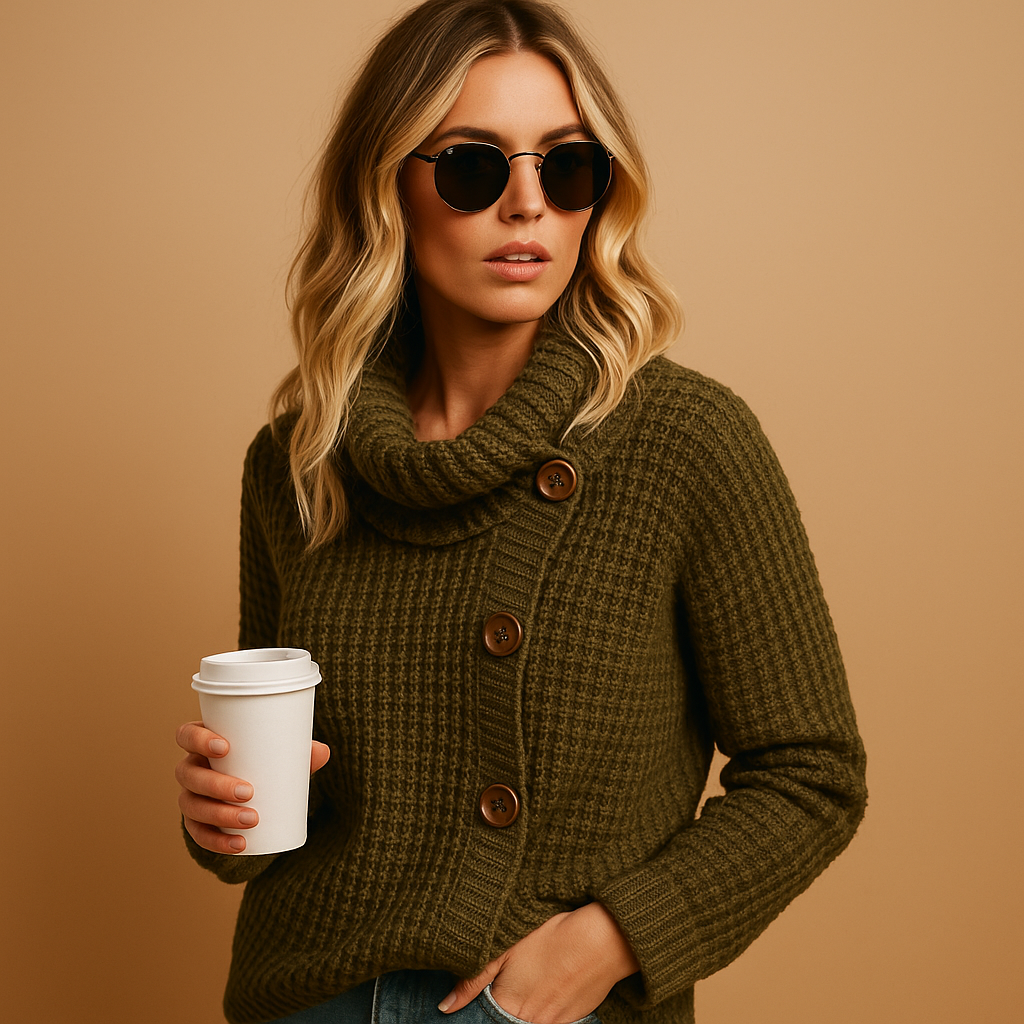 Yara | Pull Femme Cintré en Maille – Élégant, Confortable & Silhouette Flatteuse