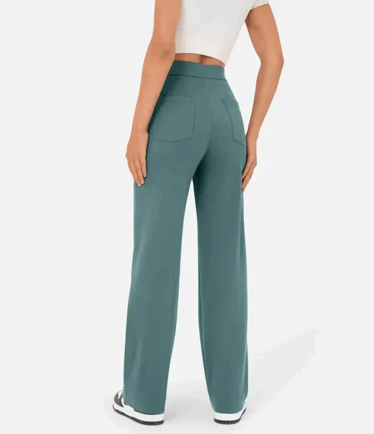 Pantalon ComfortRise taille haute stretch – style casual, coupe droite
