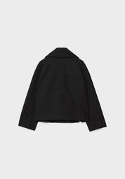 Anna – Manteau femme court élégant | Double boutonnage & chaleur