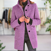 Manteau femme automne Naomi – manteau chaud élégant avec coupe flatteuse
