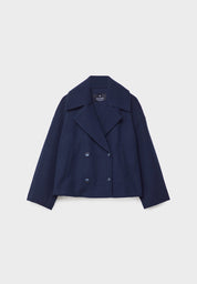 Anna – Manteau femme court élégant | Double boutonnage & chaleur