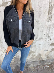 Veste femme automne Sarah – veste tendance avec coupe confortable & chic