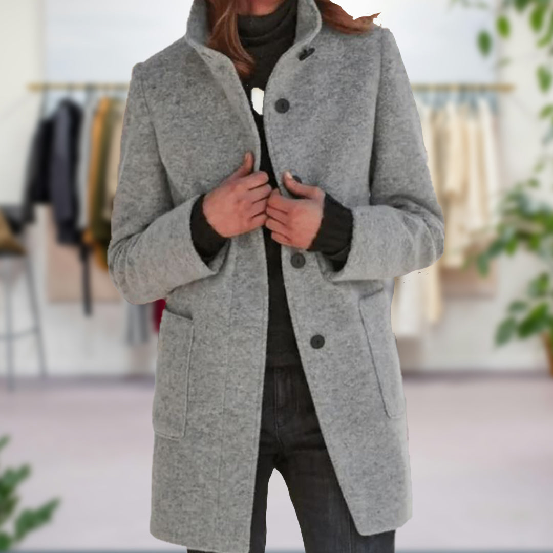 Manteau femme automne Naomi – manteau chaud élégant avec coupe flatteuse