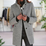 Manteau femme automne Naomi – manteau chaud élégant avec coupe flatteuse