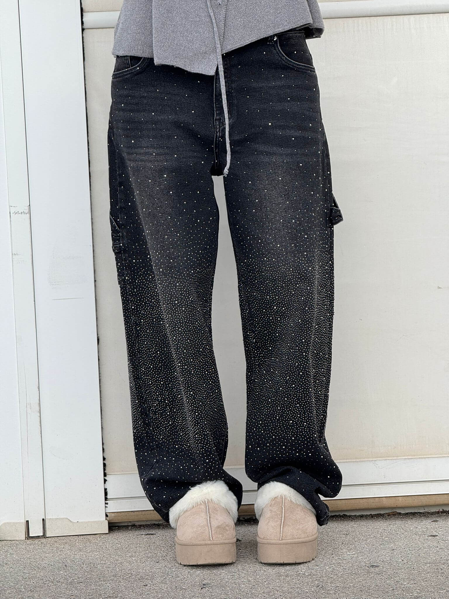 Jean femme Belle skinny stretch – Élégant avec détails scintillants