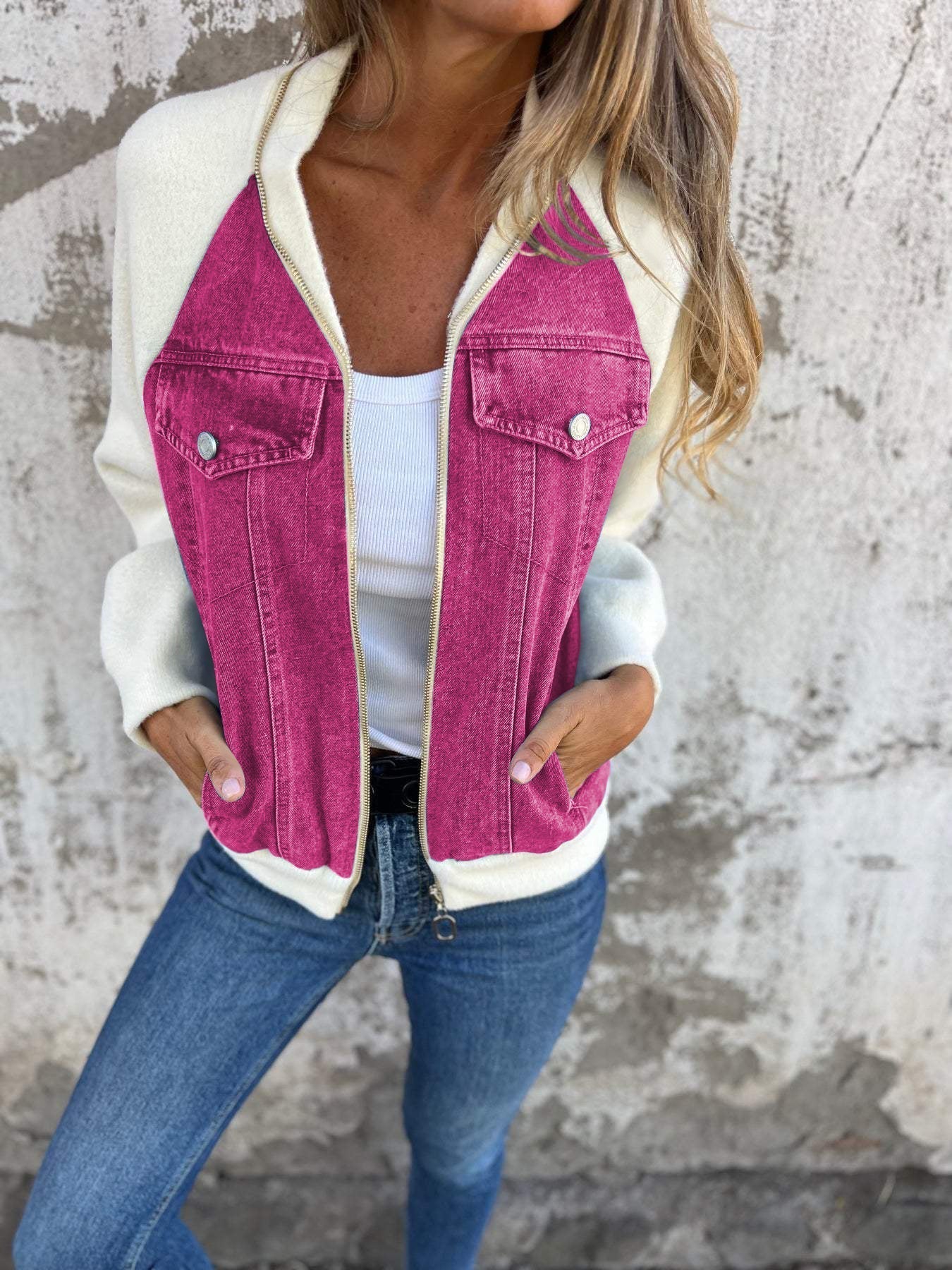 Veste femme automne Sarah – veste tendance avec coupe confortable & chic