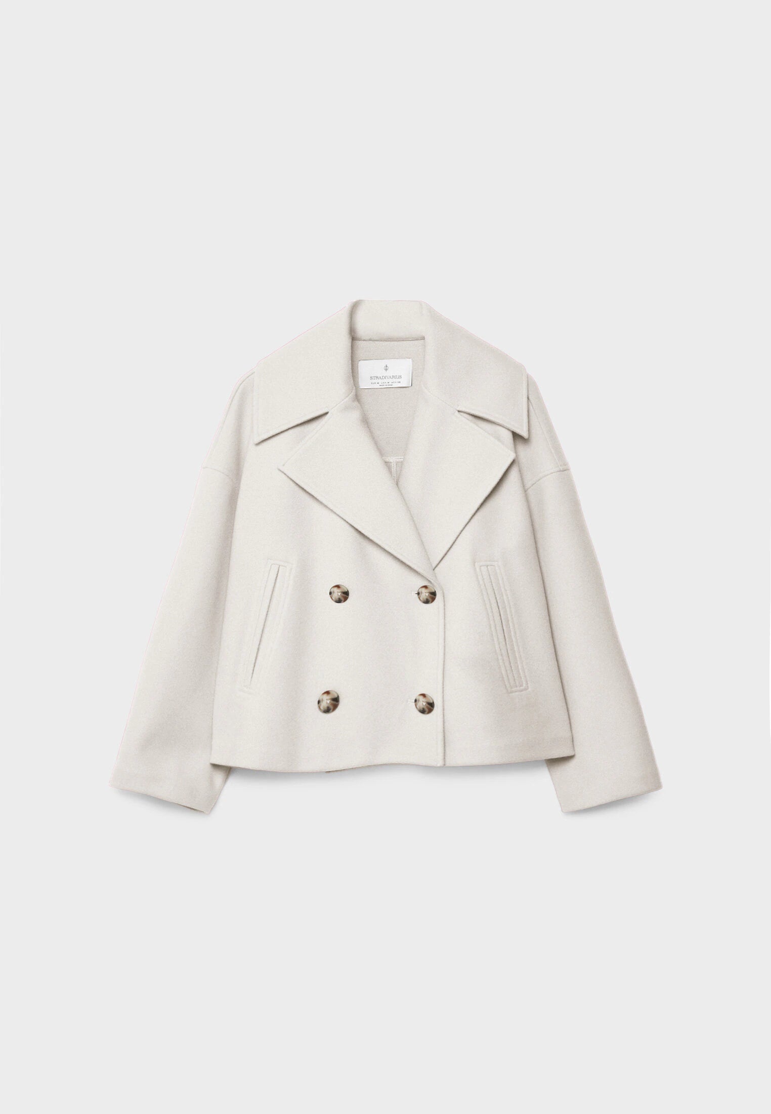 Anna – Manteau femme court élégant | Double boutonnage & chaleur