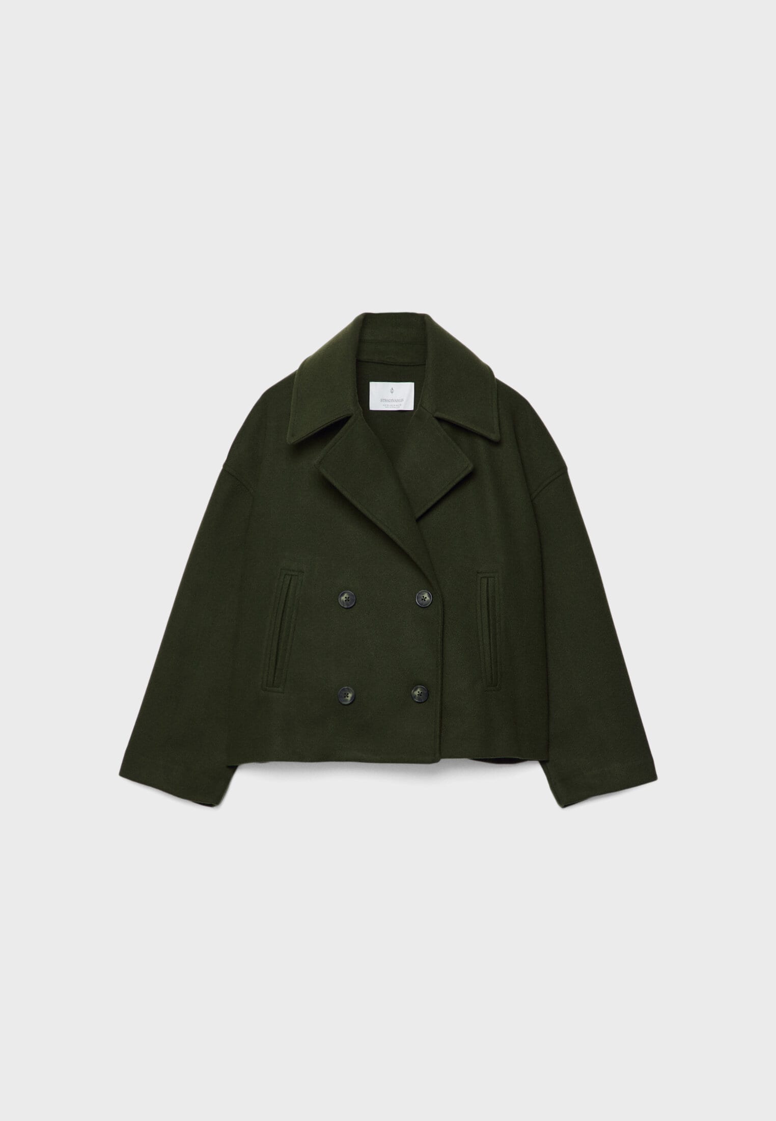 Anna – Manteau femme court élégant | Double boutonnage & chaleur