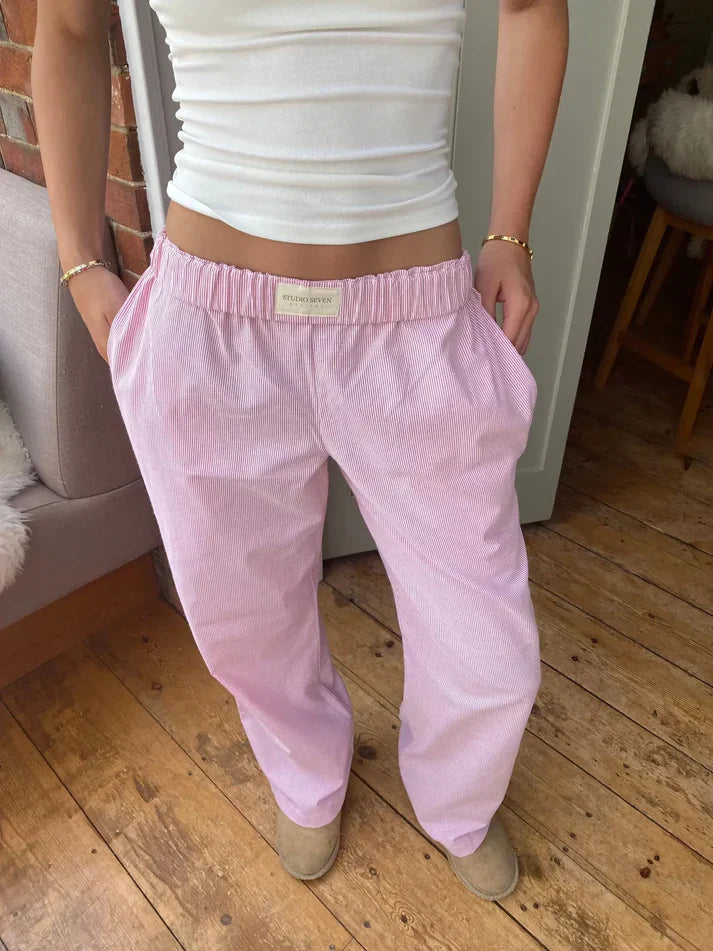 Pantalon lounge femme IVY – maille douce & couleurs tendance