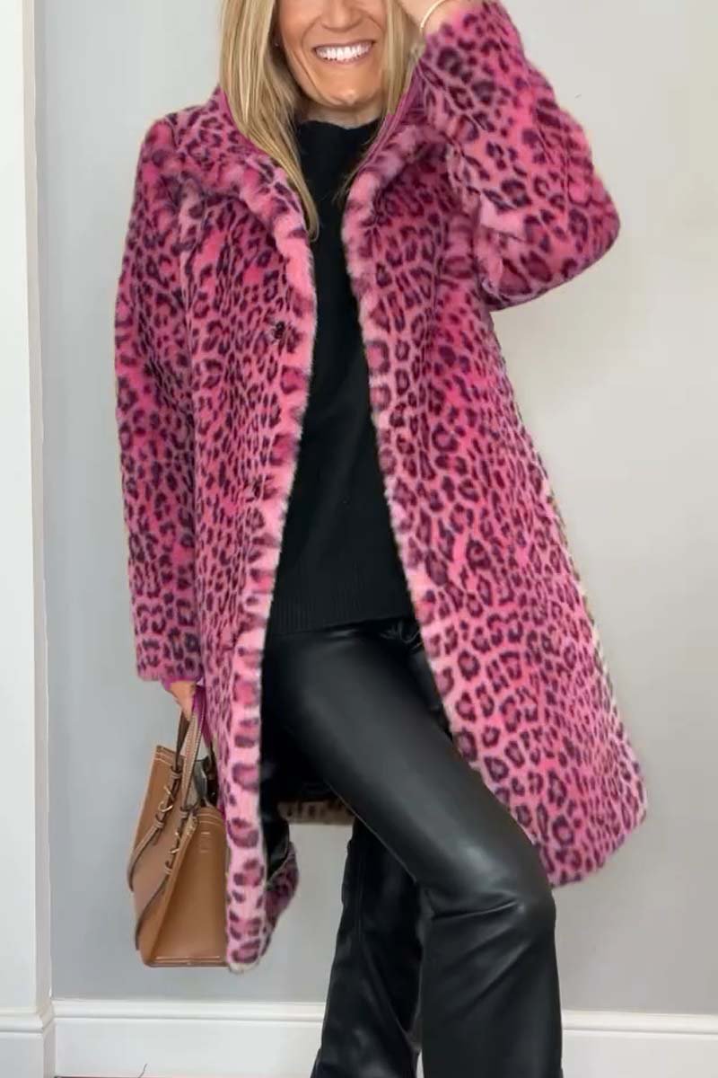 Veste femme Graciela – Manteau léopard tendance et élégant pour l’hiver