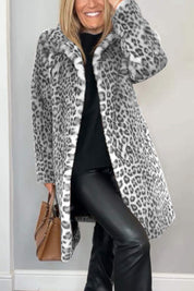 Veste femme Graciela – Manteau léopard tendance et élégant pour l’hiver