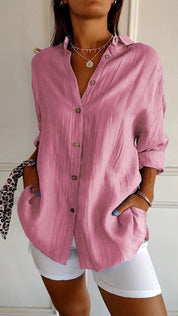 Blouse femme Mia | Élégante blouse légère | Chemisier luxe avec coupe parfaite