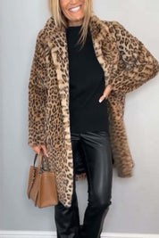 Veste femme Graciela – Manteau léopard tendance et élégant pour l’hiver