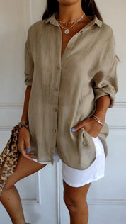Blouse femme Mia | Élégante blouse légère | Chemisier luxe avec coupe parfaite