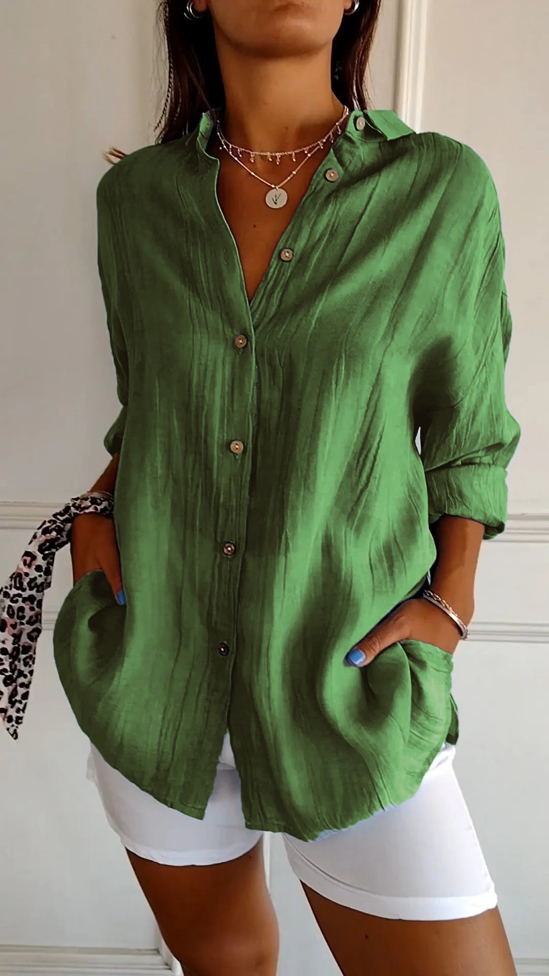 Blouse femme Mia | Élégante blouse légère | Chemisier luxe avec coupe parfaite