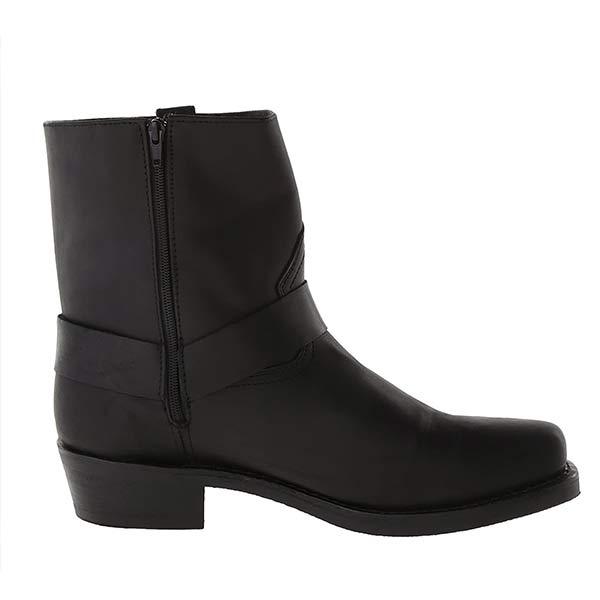 Bottes cowboy homme Winfred – bottes western en cuir avec zip latéral vintage
