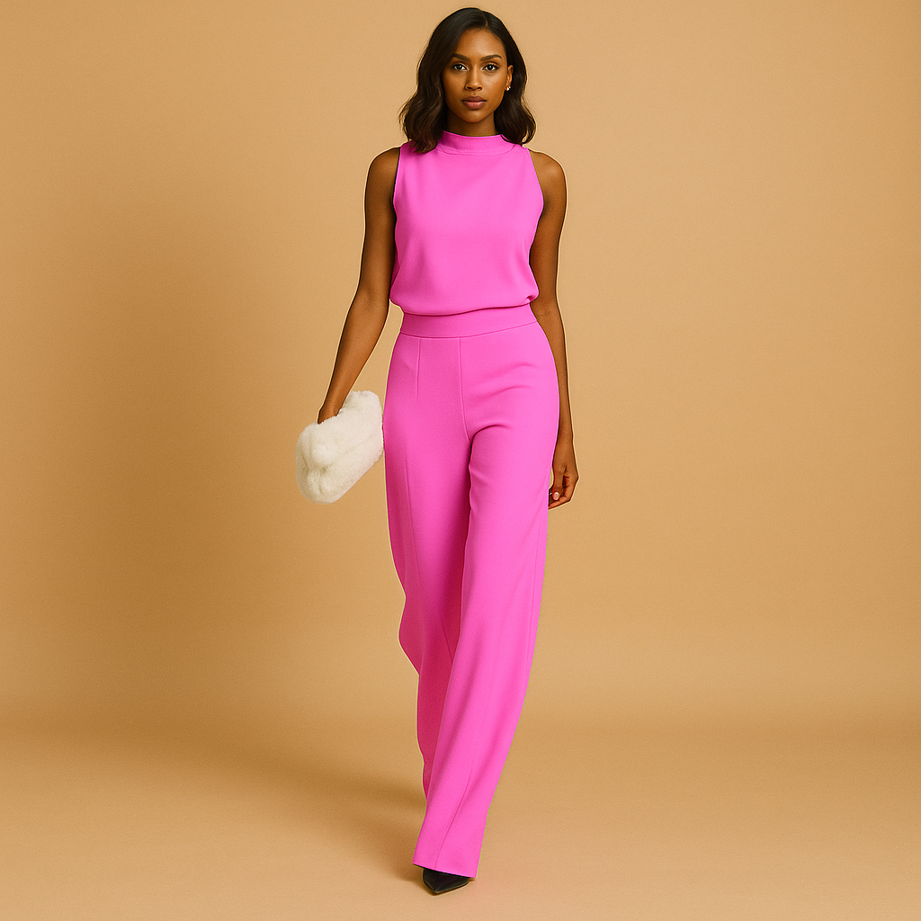 Combinaison Isabelle femme – élégante sans manches & coupe fluide