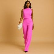Combinaison Isabelle femme – élégante sans manches & coupe fluide