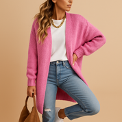 Evelien | Gilet Femme Ouvert en Maille – Design Classique, Doux & Polyvalent